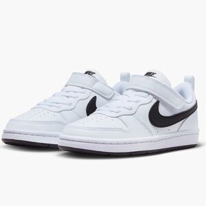 Nike Kids' Court Borough Low Recraft Sneaker (Walker, Toddler) white/black